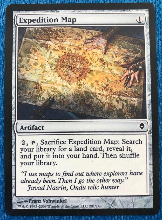 Expedition Map Zendikar mtg proxy magic the gathering proxies cards gp ...