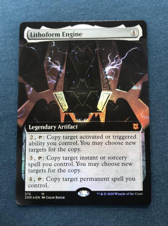 Lithoform Engine extended art Zendikar Rising ZNR foil mtg proxy magic ...