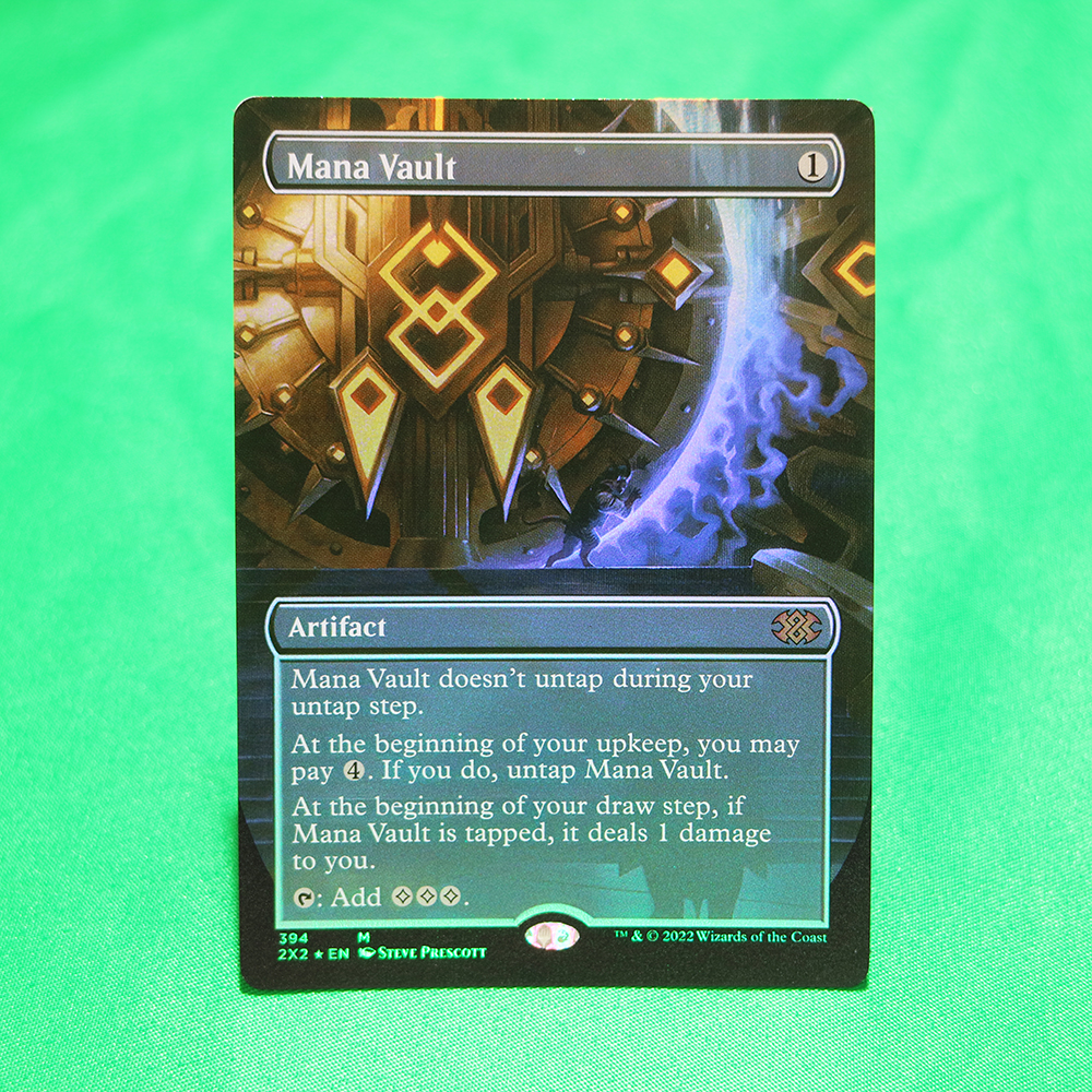 Mana Vault #394 Double Masters 2022 (2X2) foil mtg proxy magic the ...