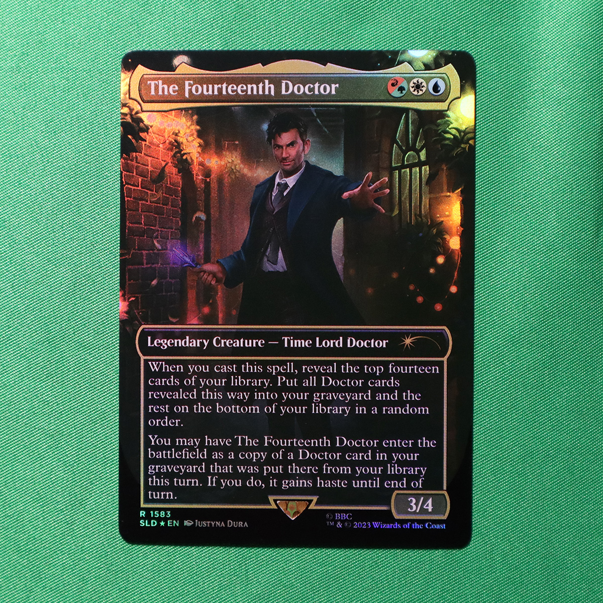 The Fourteenth Doctor #1583 Secret Lair Drop (SLD) foil mtg proxy magic ...