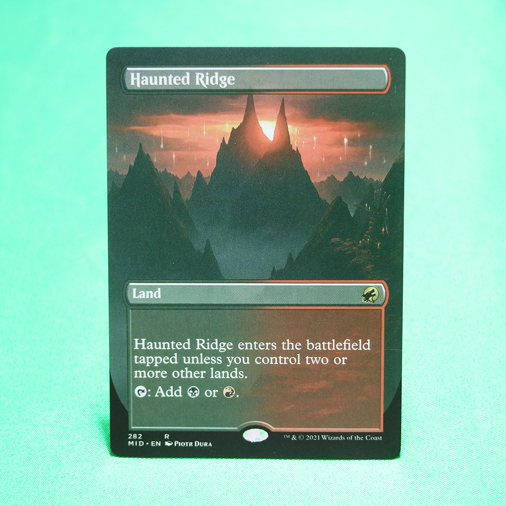 Haunted Ridge Innistrad: Midnight Hunt (MID) Hologram mtg proxy magic ...